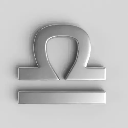 Libra Sign 3D model