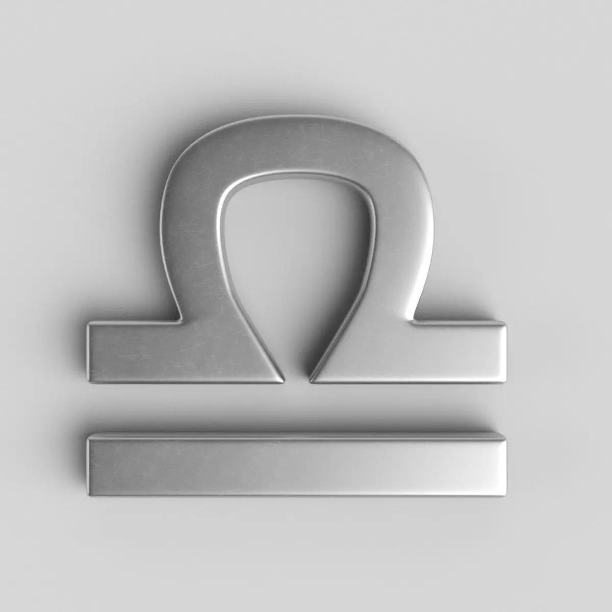 Libra Sign 3D model_0