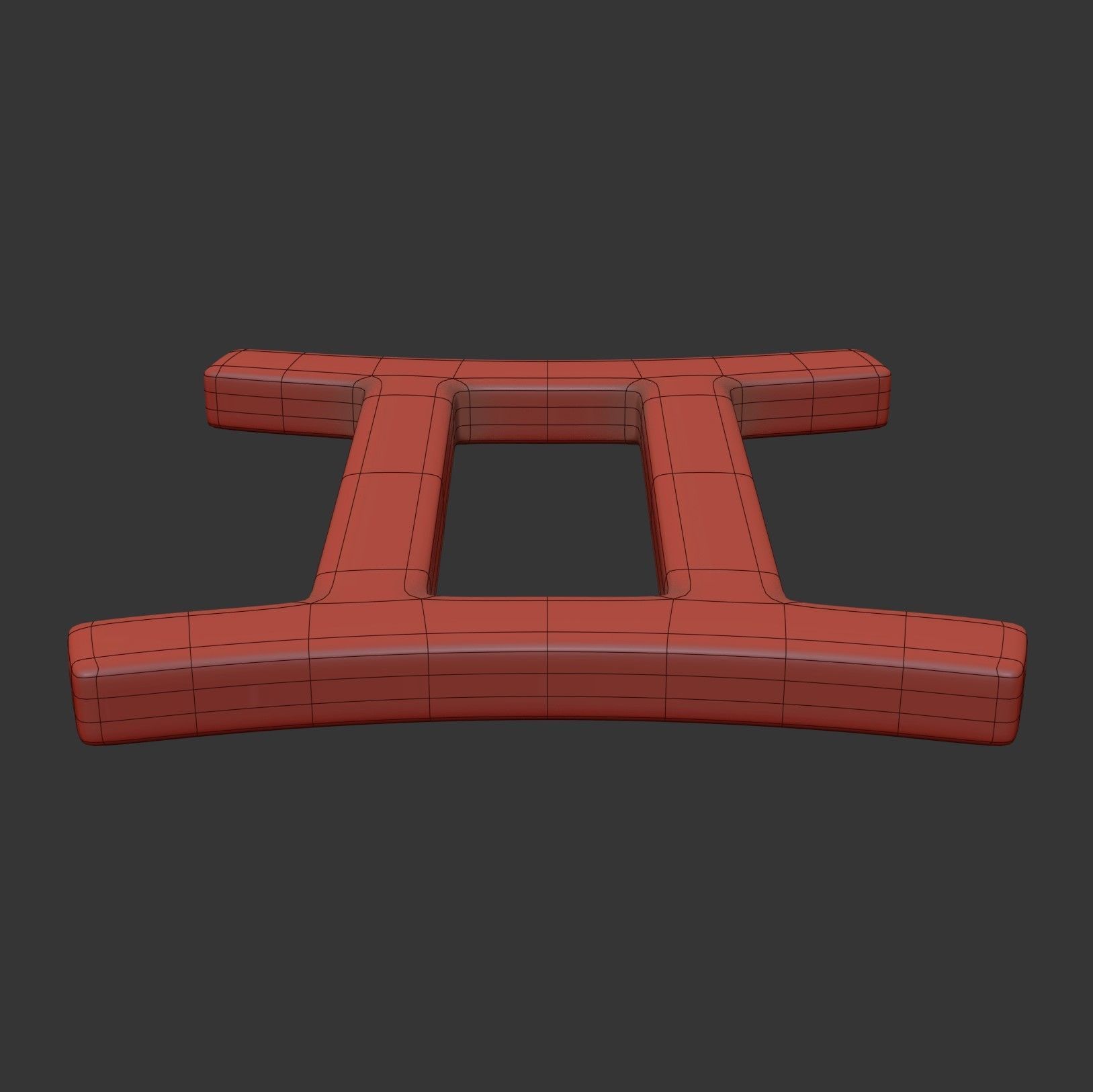 Gemini Sign 3D model_5