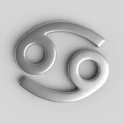 Cancer Sign 3D model
