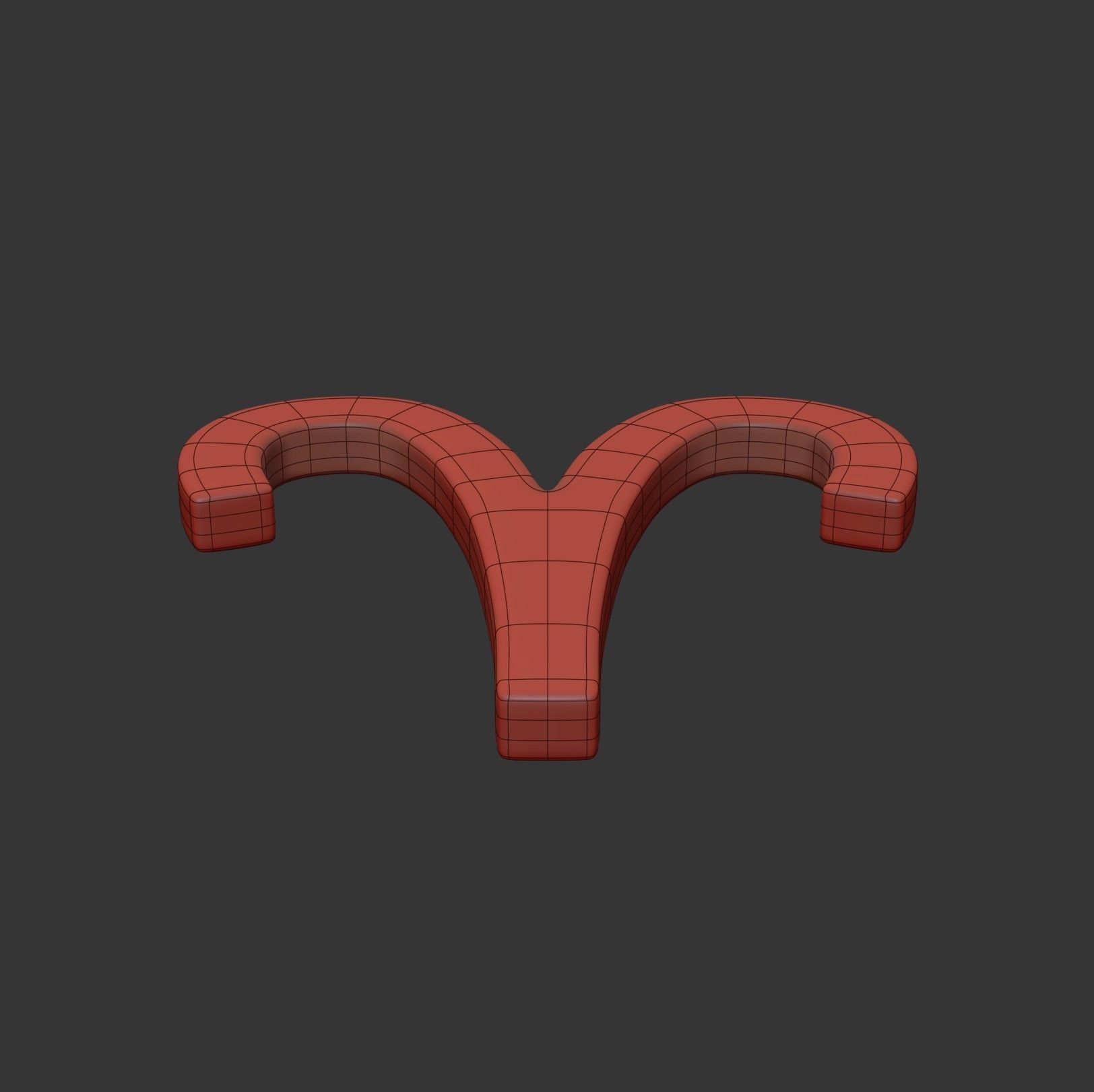 Aries Sign 3D model_5