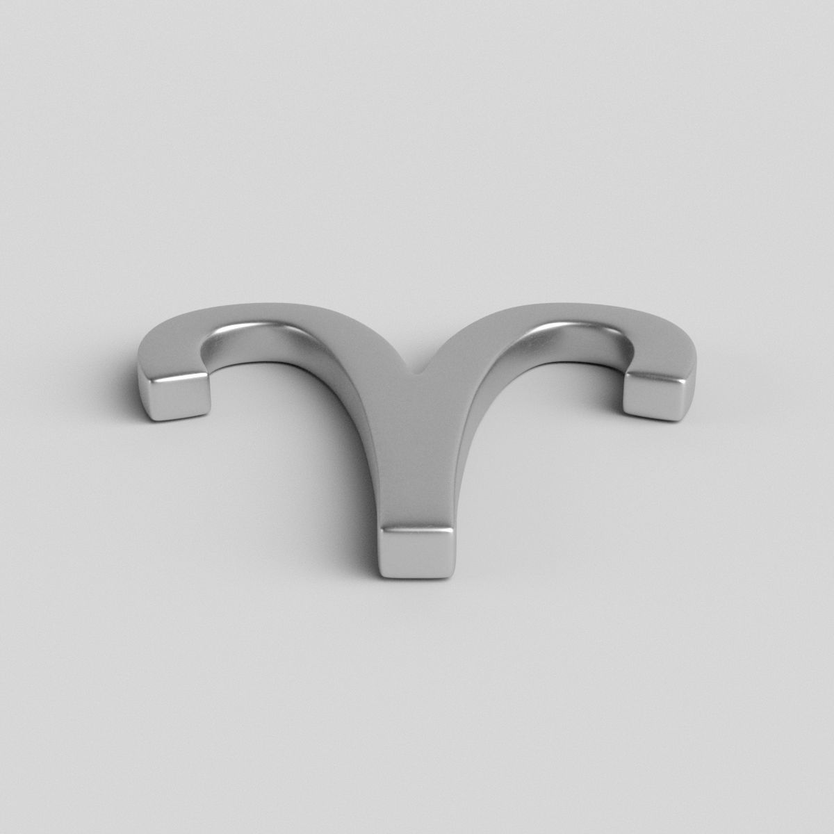 Aries Sign 3D model_1