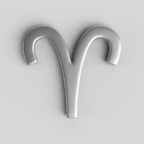 Aries Sign 3D model