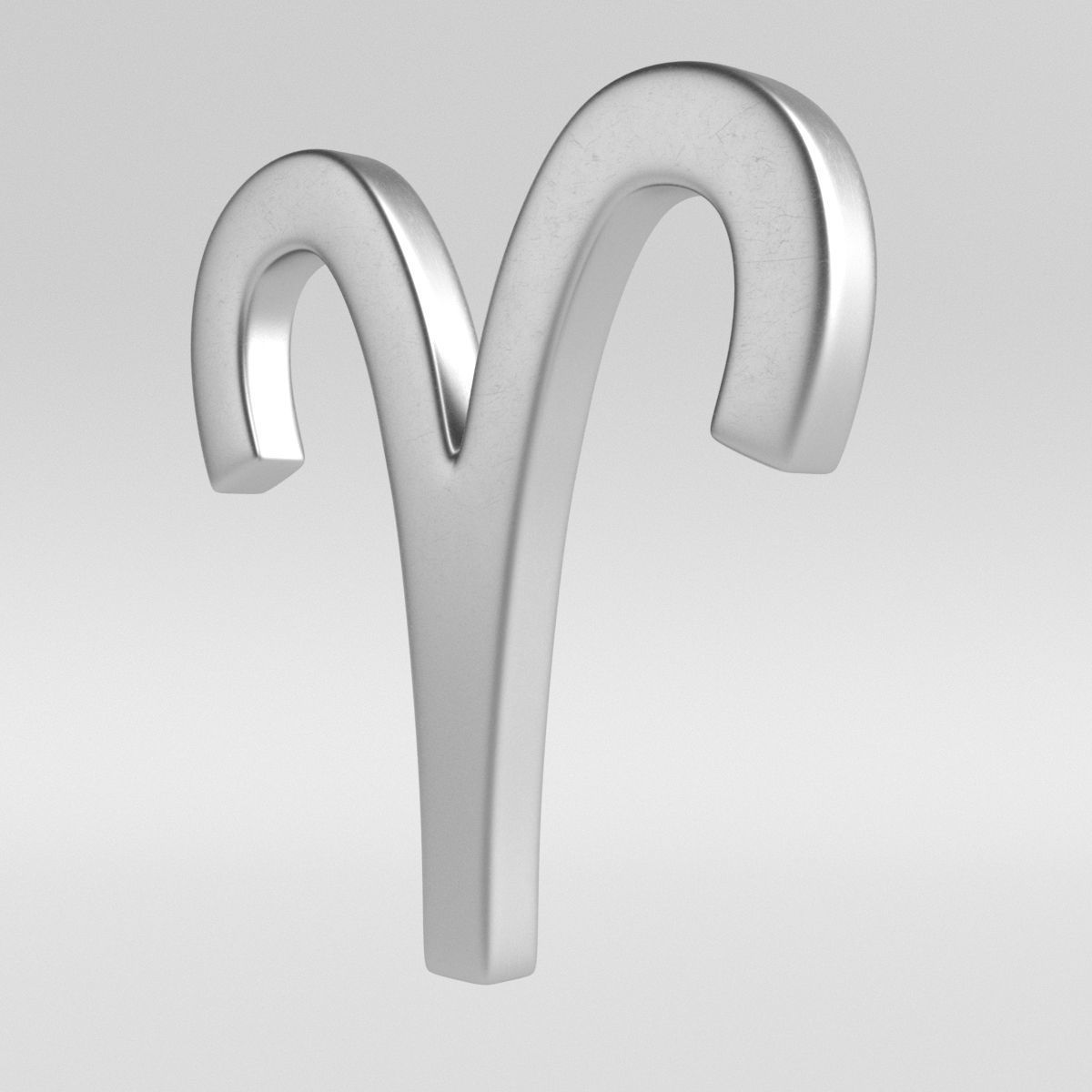 Aries Sign 3D model_2