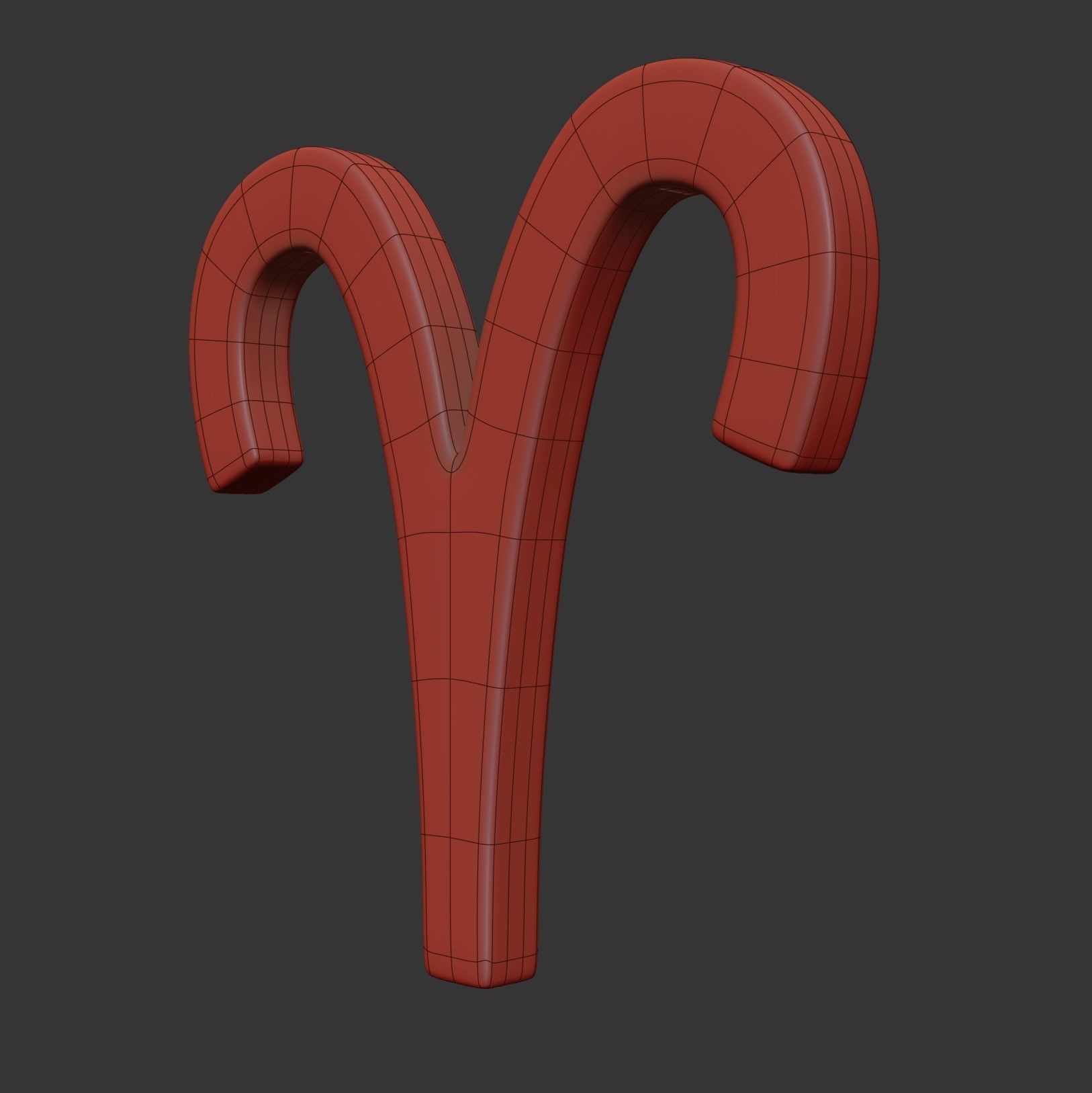 Aries Sign 3D model_6