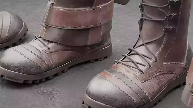 Boots with Covers-Spats