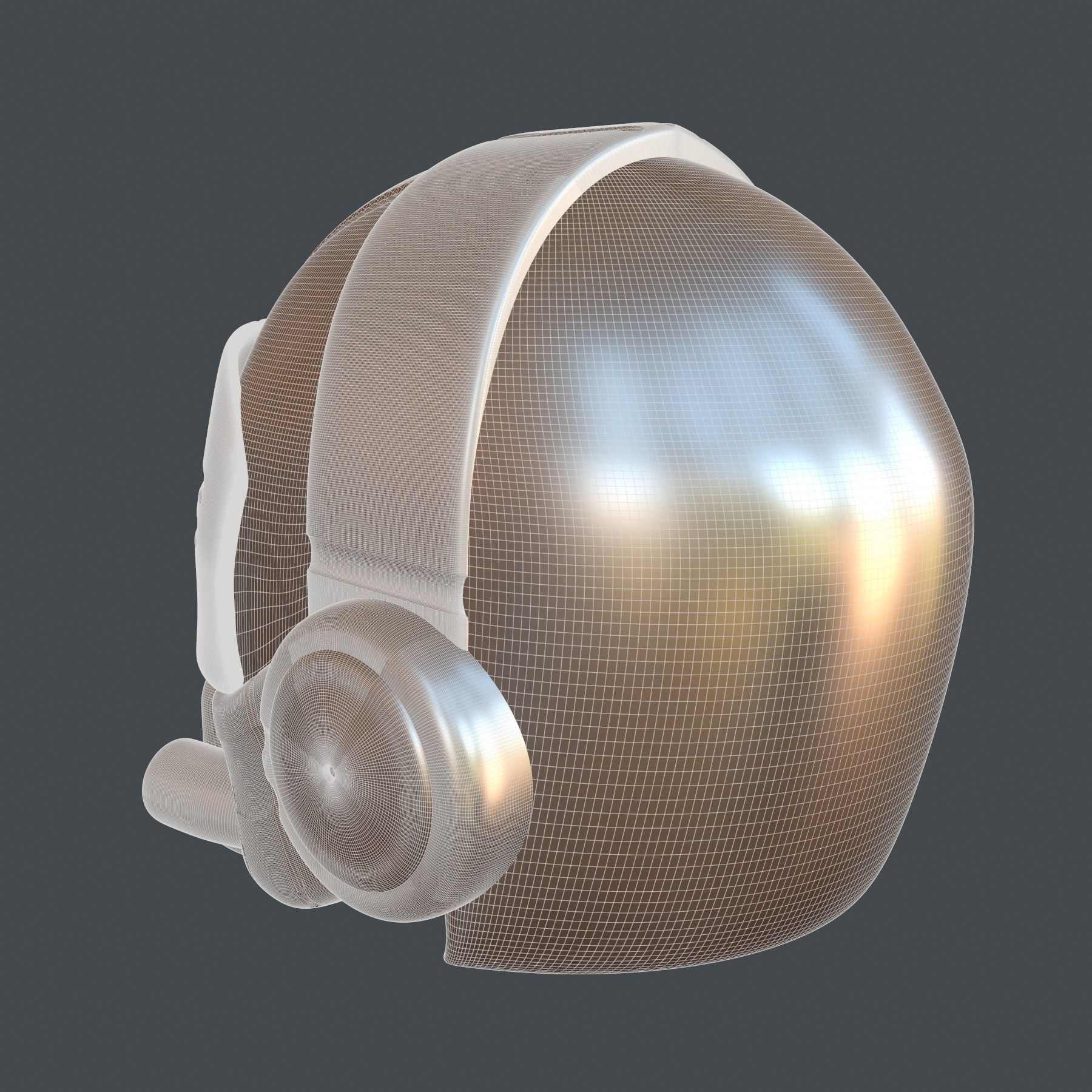 helmet high poly sculpt 3d printable ver 7 3D model 3D model_6