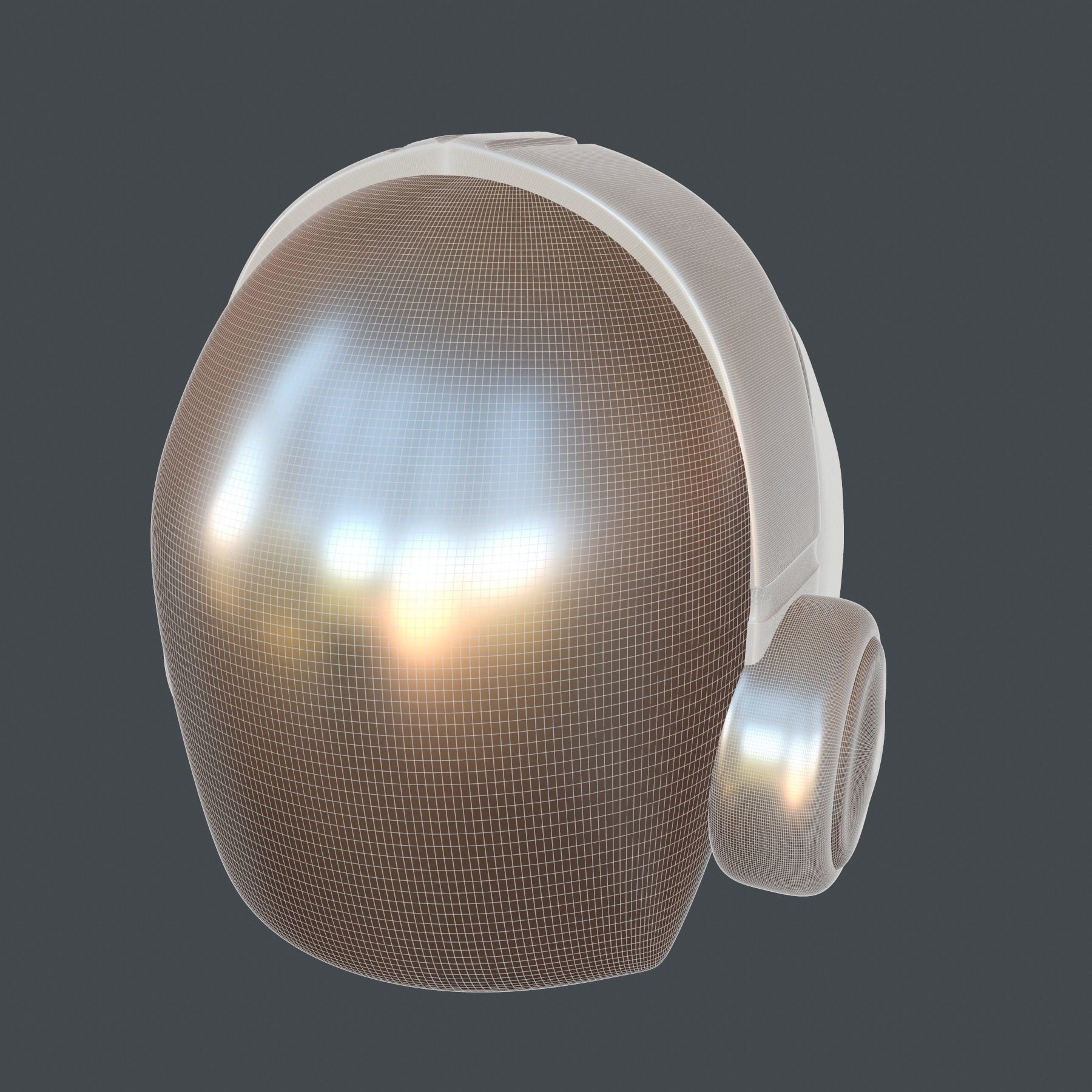 helmet high poly sculpt 3d printable ver 7 3D model 3D model_7