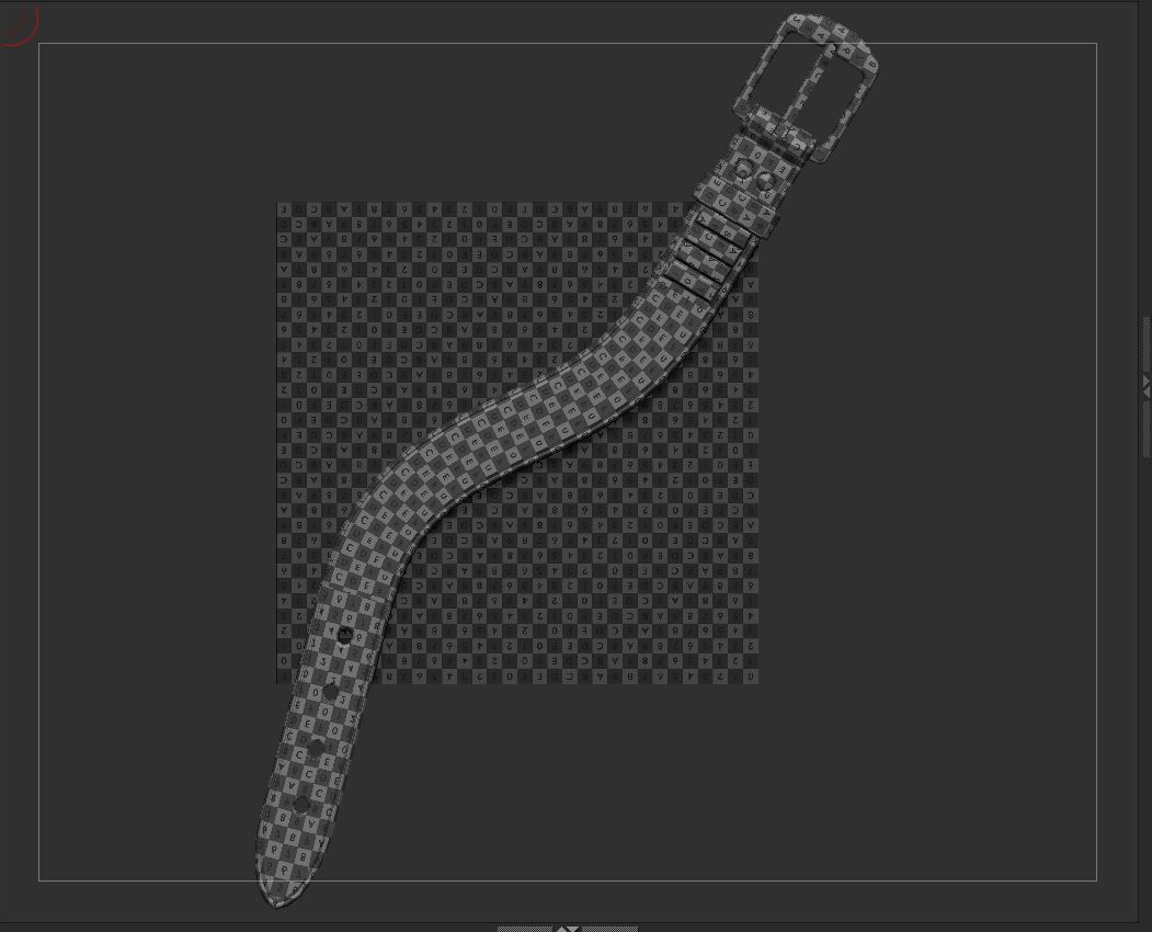 202 IMM Brush Leather Straps Vol 02 and UV and Video Tutorial Low-poly 3D model_41