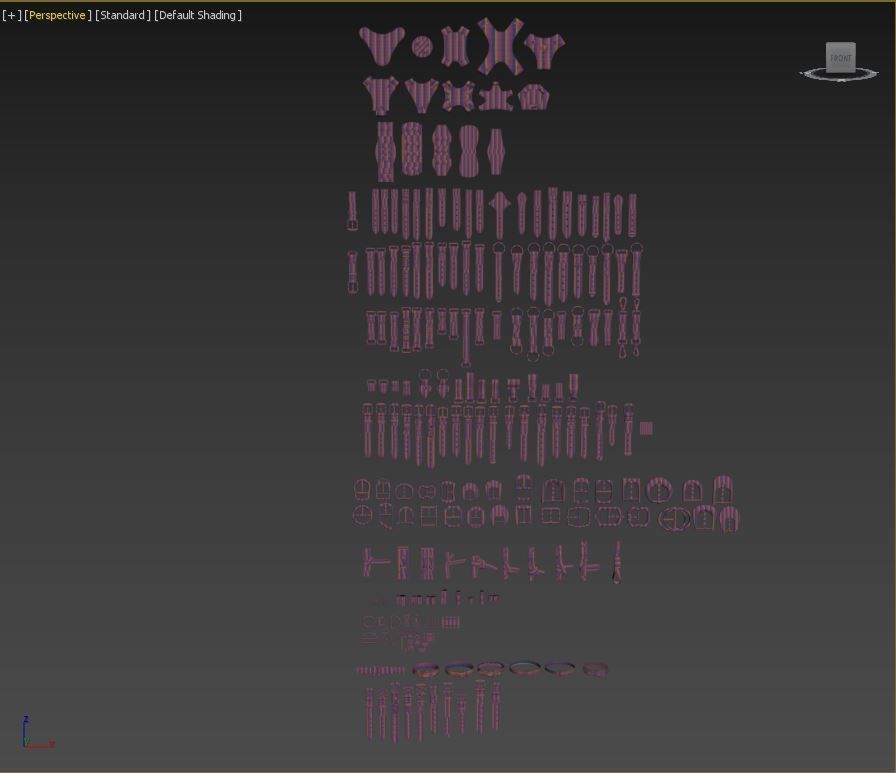 202 IMM Brush Leather Straps Vol 02 and UV and Video Tutorial Low-poly 3D model_35