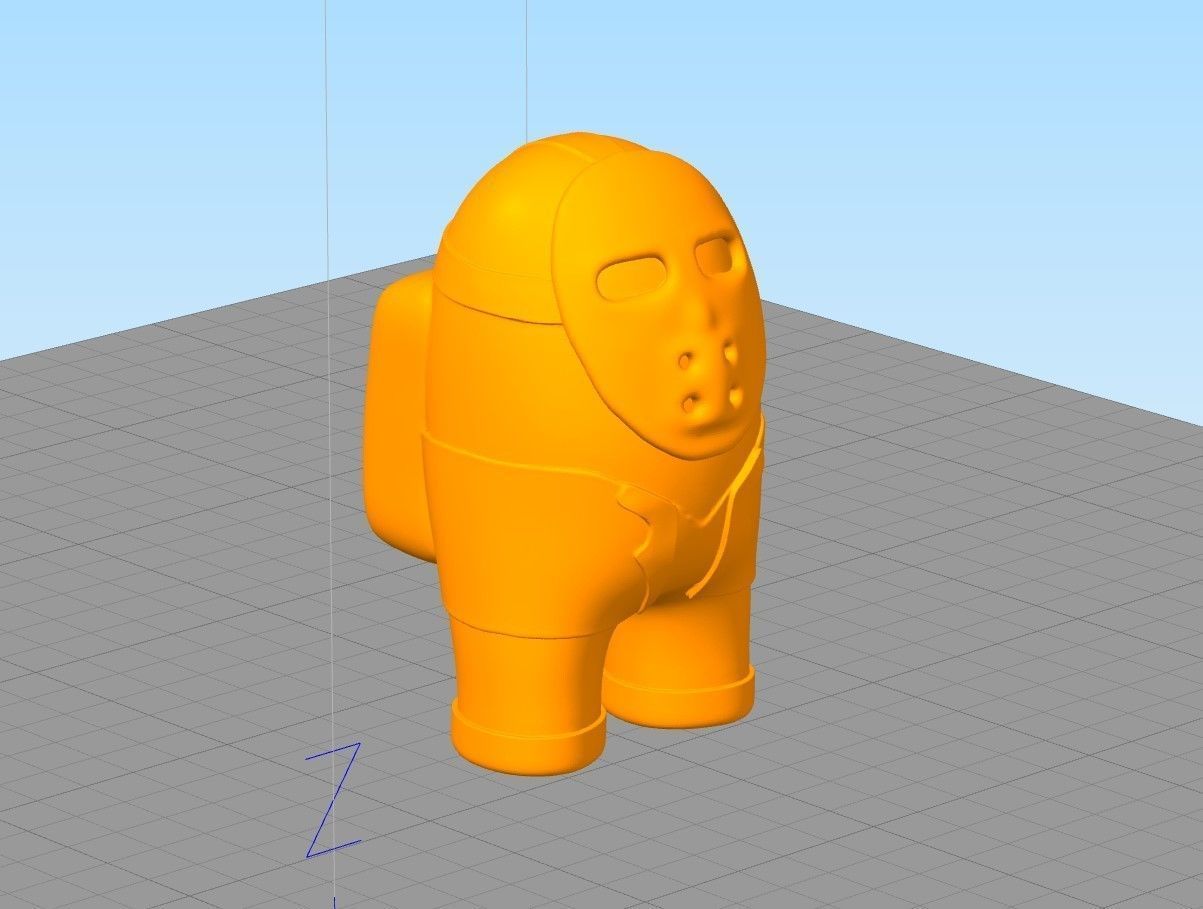 AMONG US JASON 3D print model_1