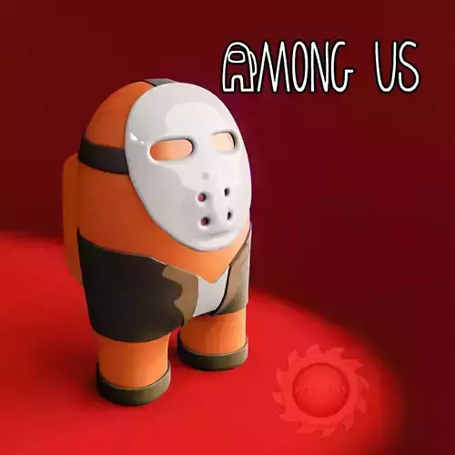 AMONG US JASON 3D print model