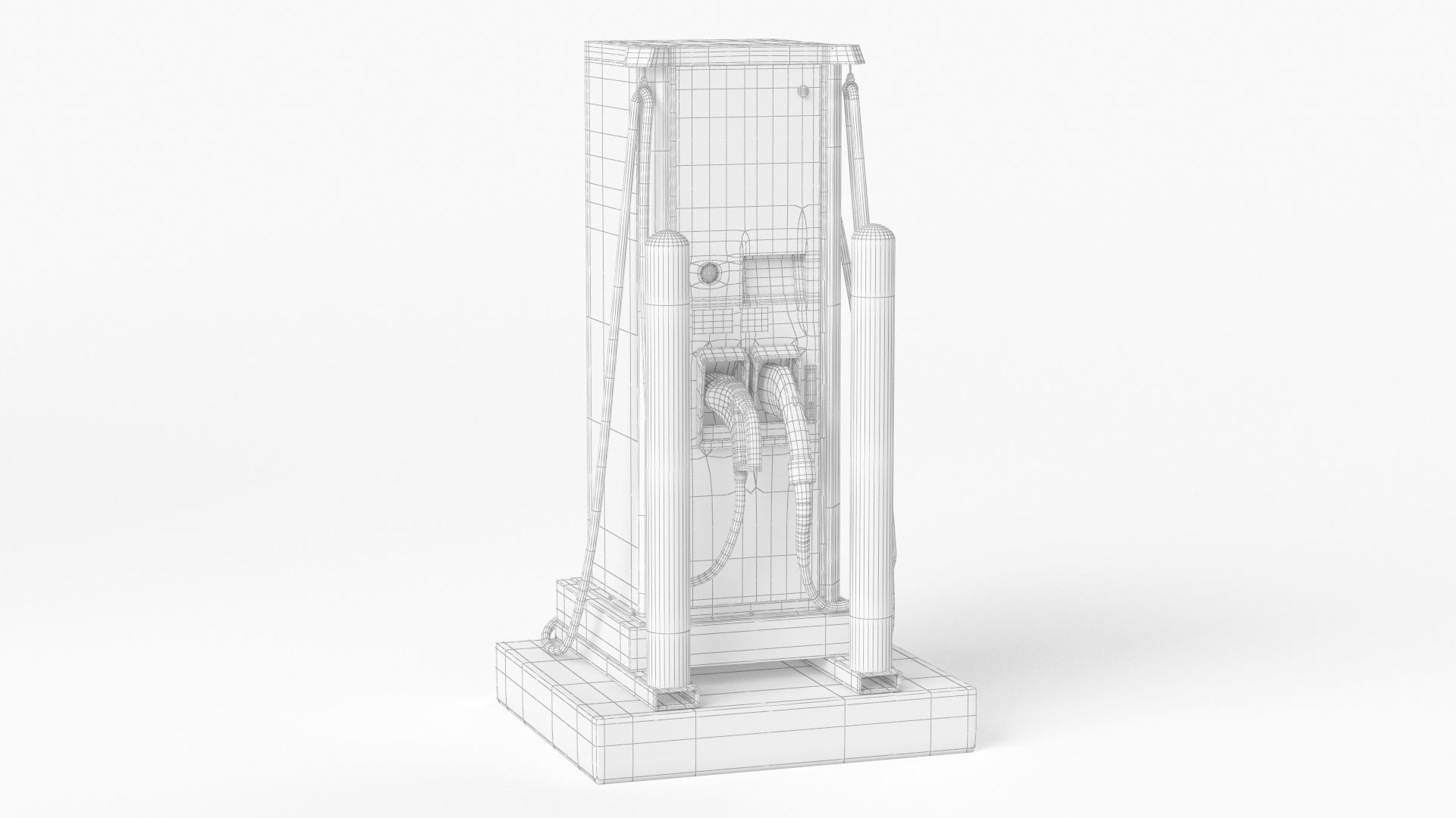 Electric Vehicle Charging Station EV GO 5 3D model_8