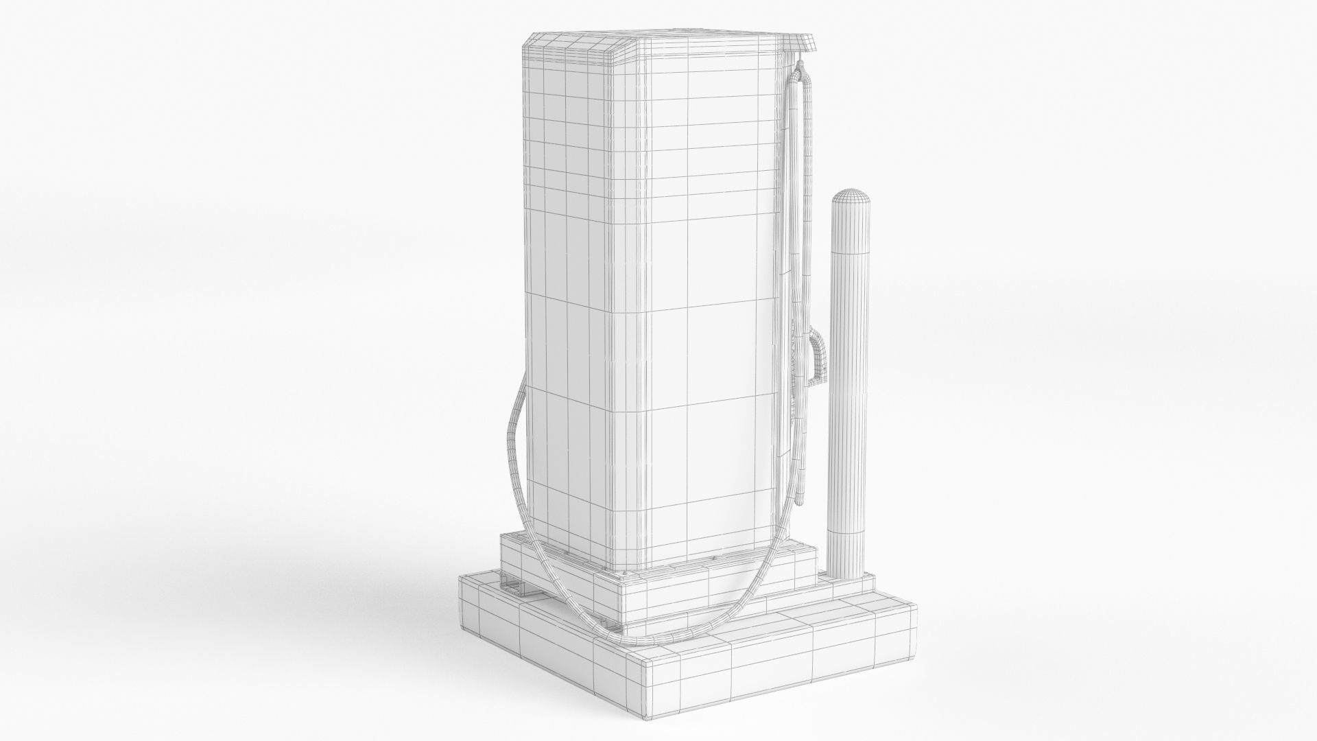 Electric Vehicle Charging Station EV GO 5 3D model_9