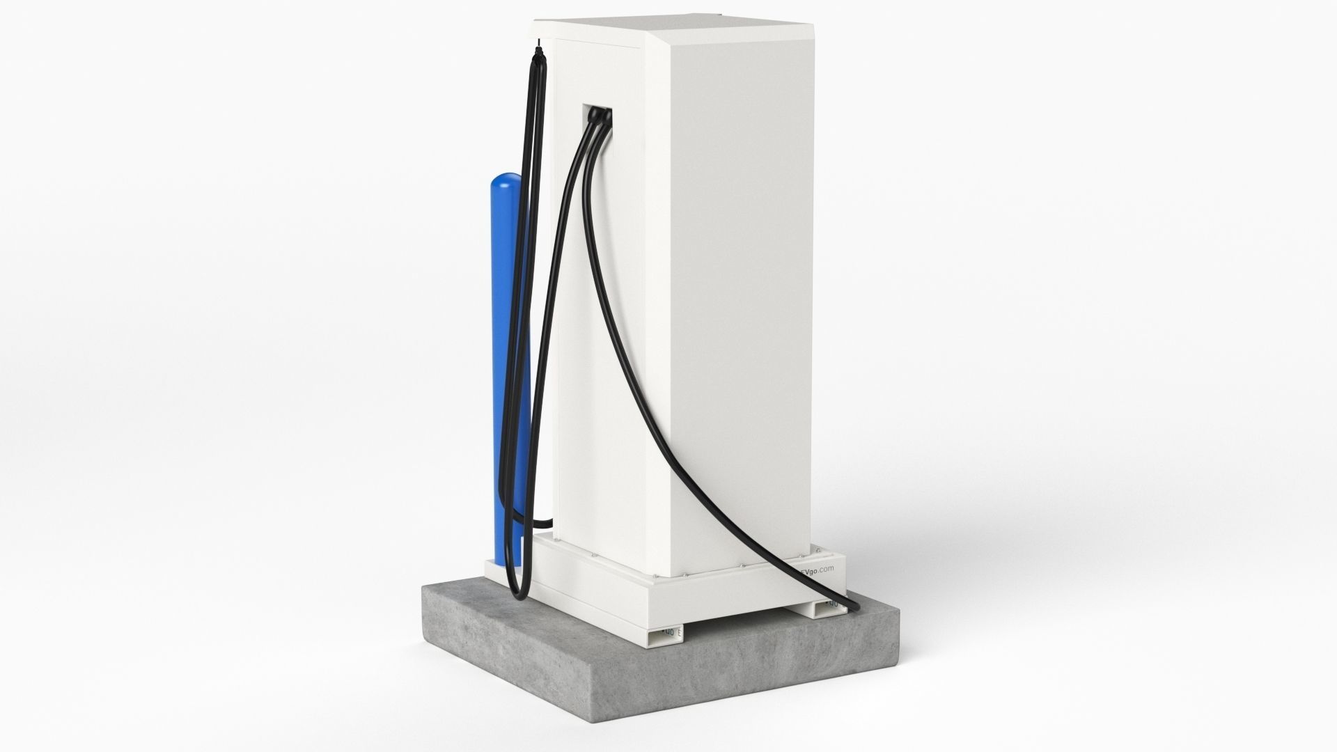 Electric Vehicle Charging Station EV GO 5 3D model_27