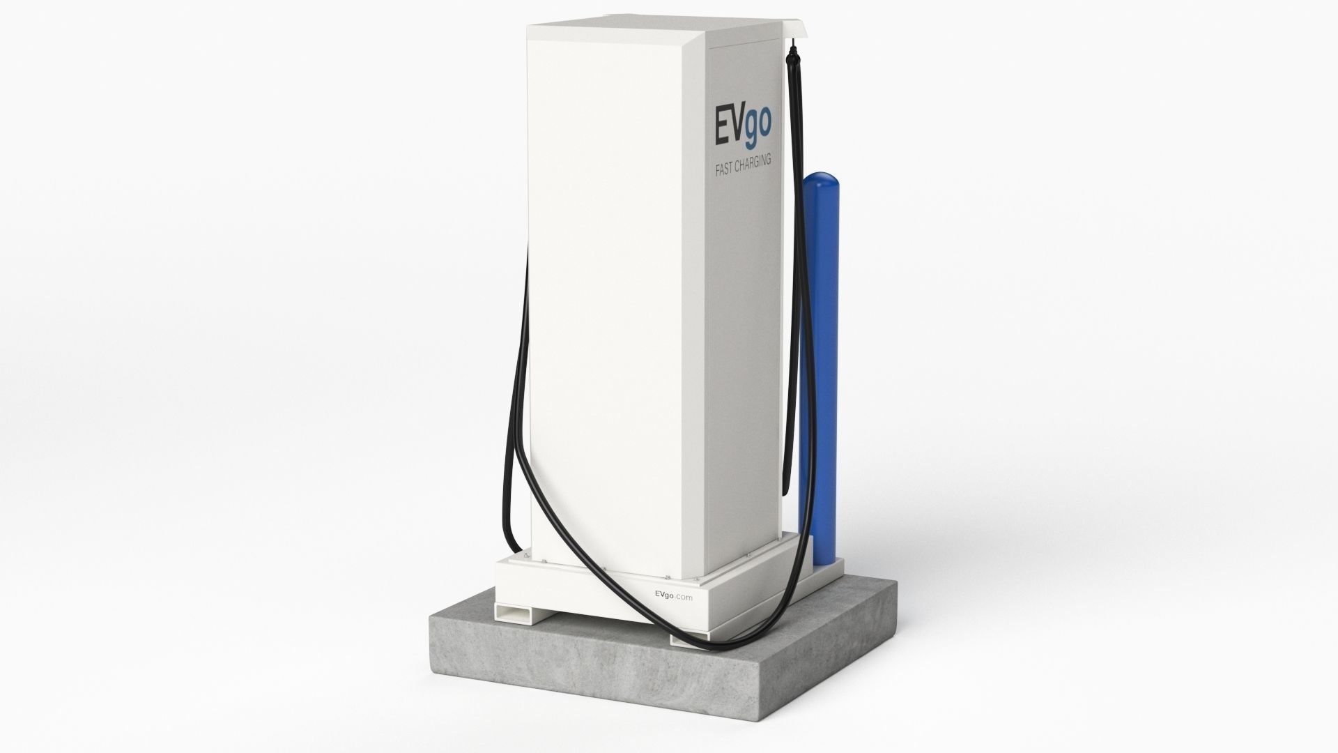 Electric Vehicle Charging Station EV GO 5 3D model_25