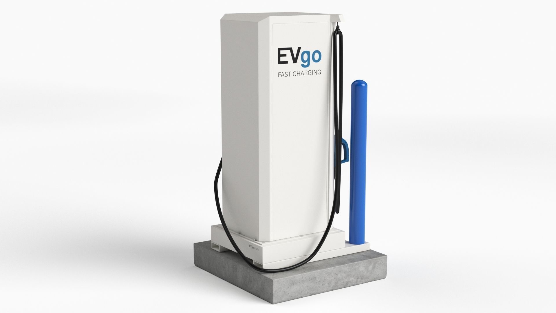 Electric Vehicle Charging Station EV GO 5 3D model_14