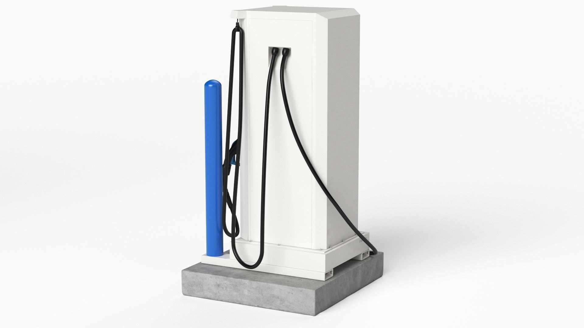 Electric Vehicle Charging Station EV GO 5 3D model_28