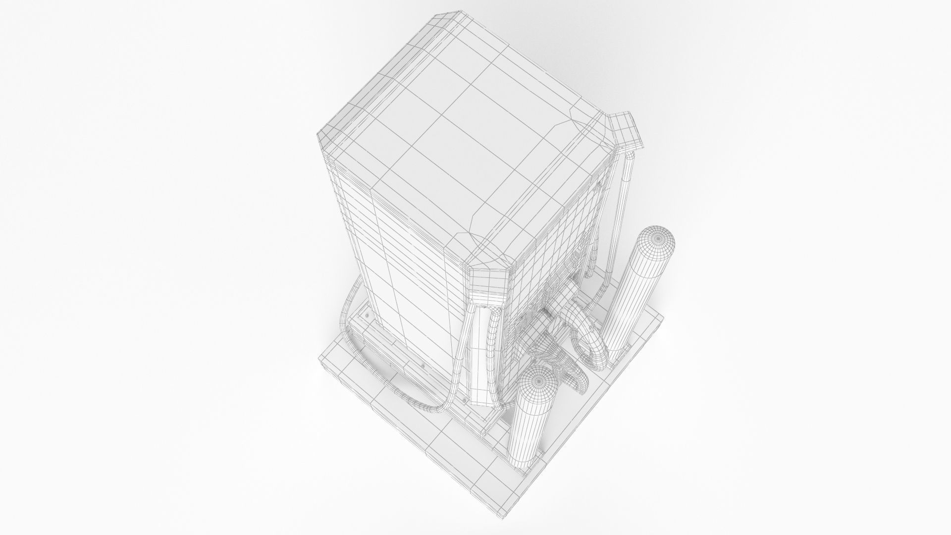 Electric Vehicle Charging Station EV GO 5 3D model_10