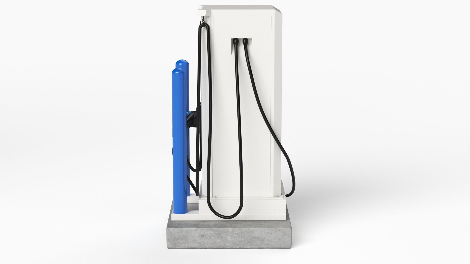 Electric Vehicle Charging Station EV GO 5 3D model_29