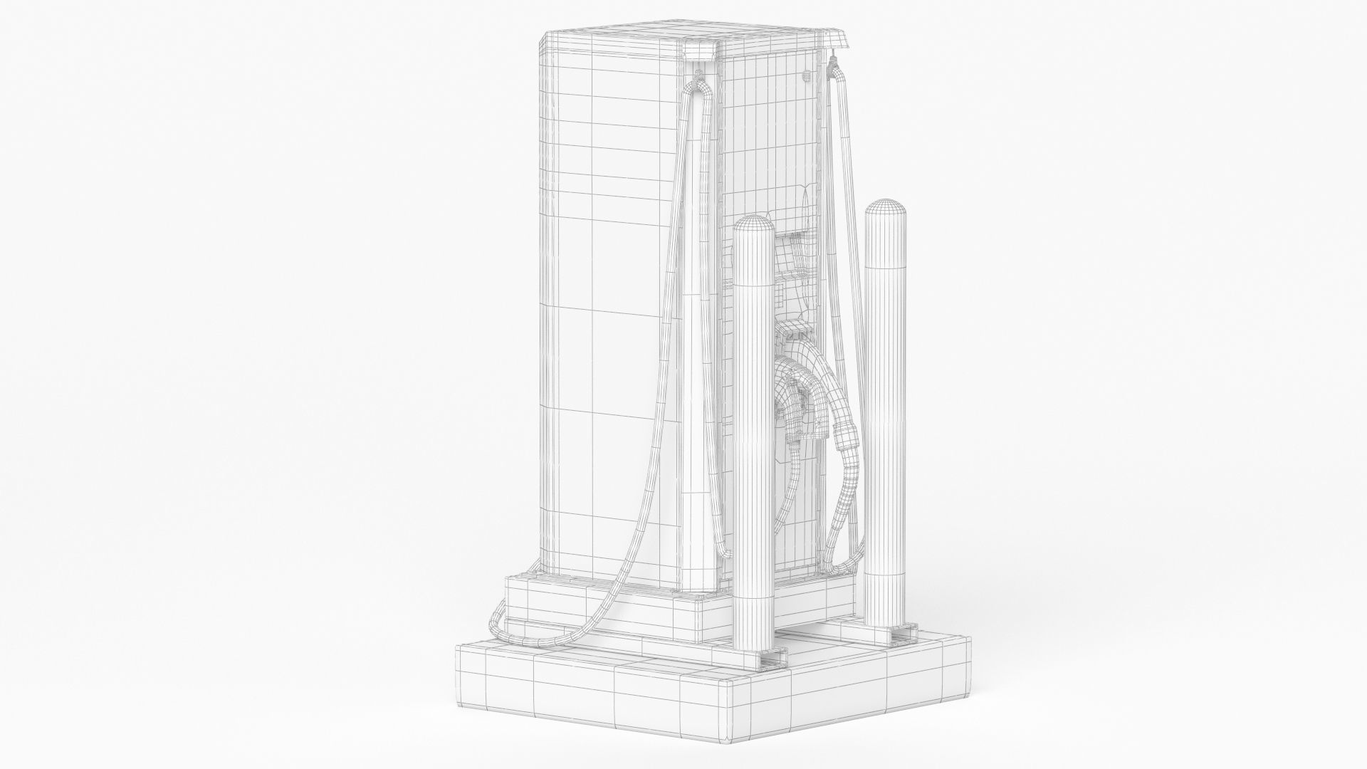 Electric Vehicle Charging Station EV GO 5 3D model_12