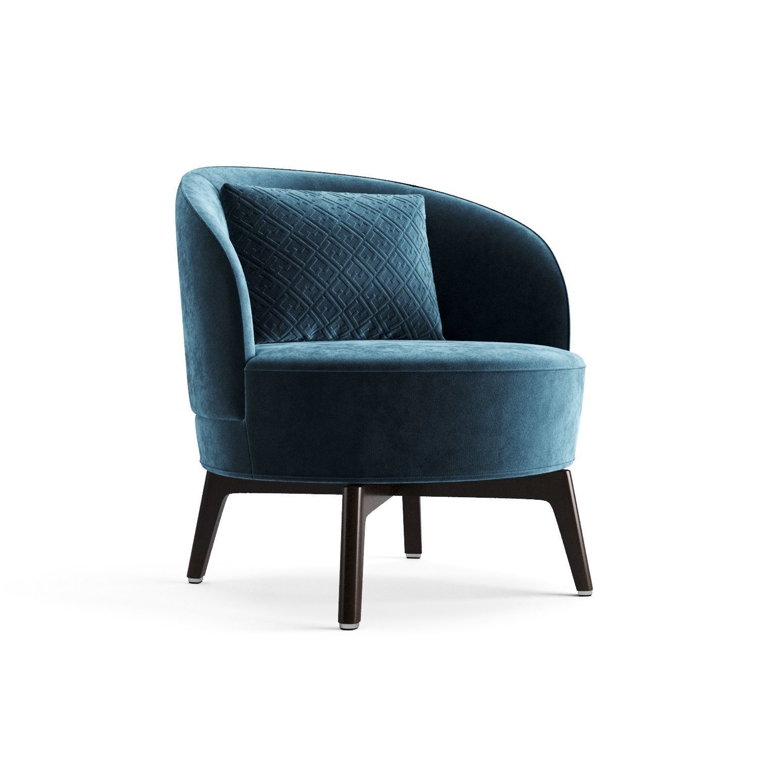 Fendi Casa Doyle Armchair 3D model_6