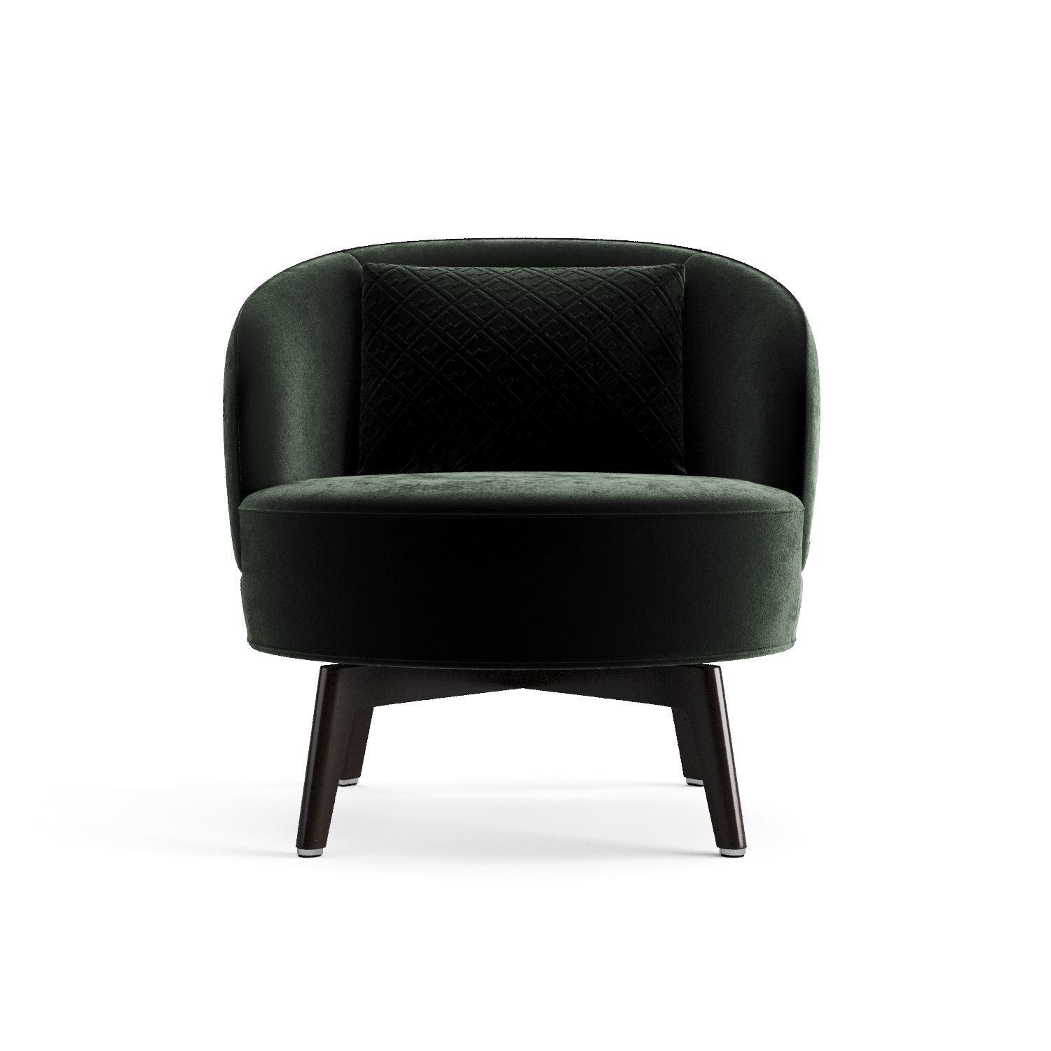 Fendi Casa Doyle Armchair 3D model_3