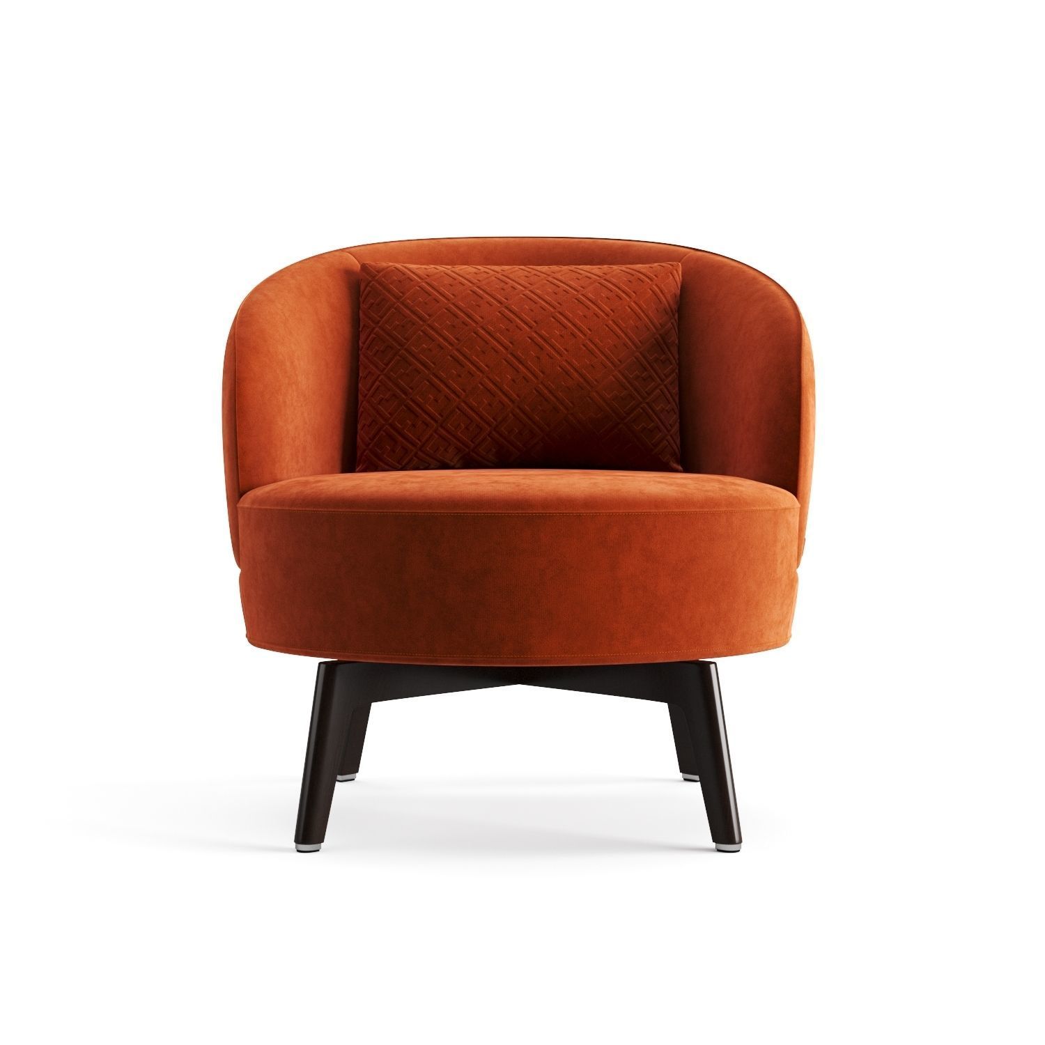 Fendi Casa Doyle Armchair 3D model_2