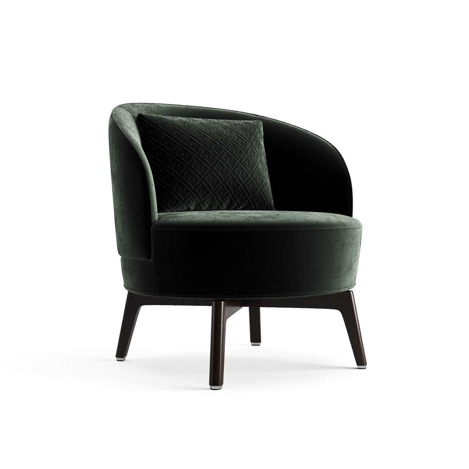 Fendi Casa Doyle Armchair 3D model_8