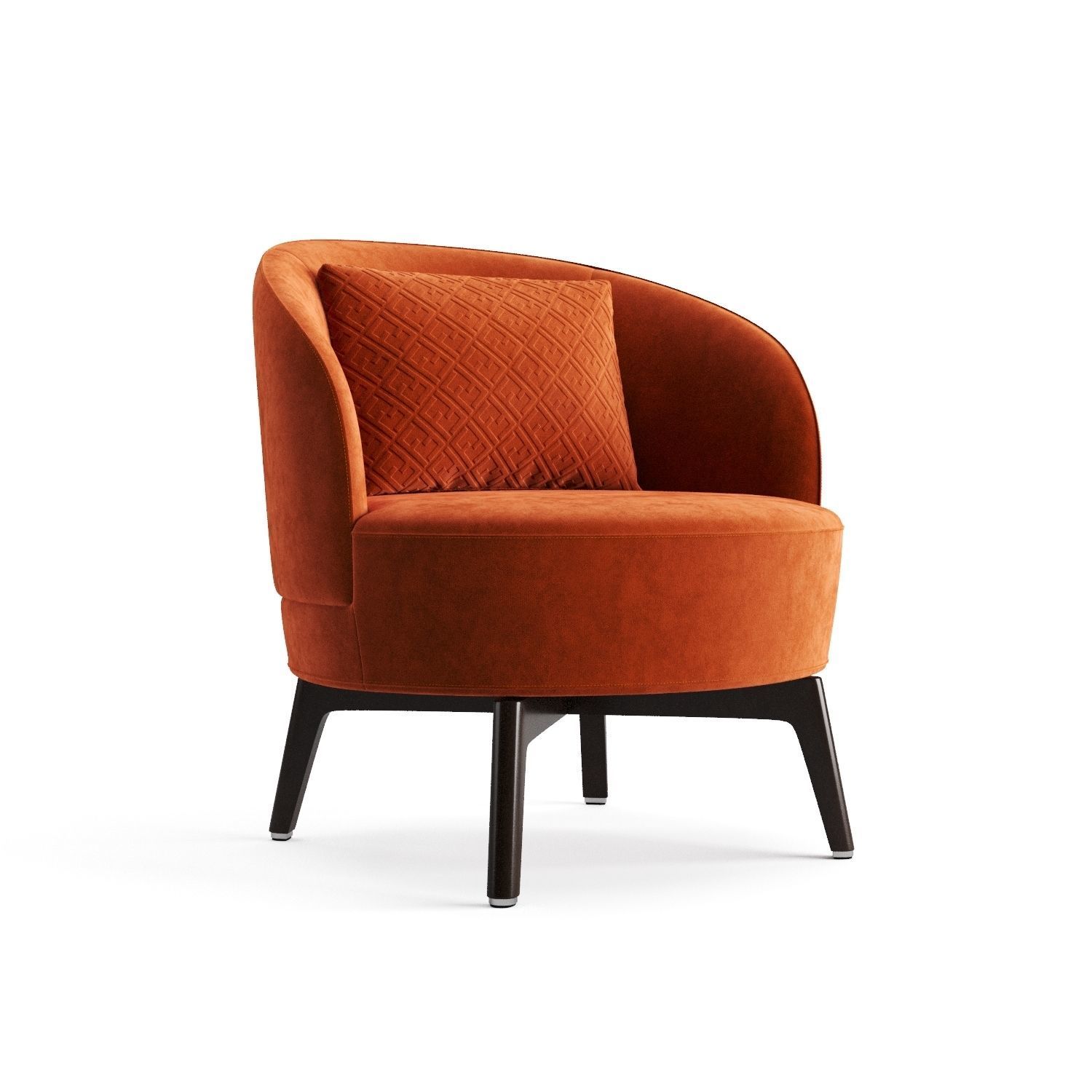 Fendi Casa Doyle Armchair 3D model_7