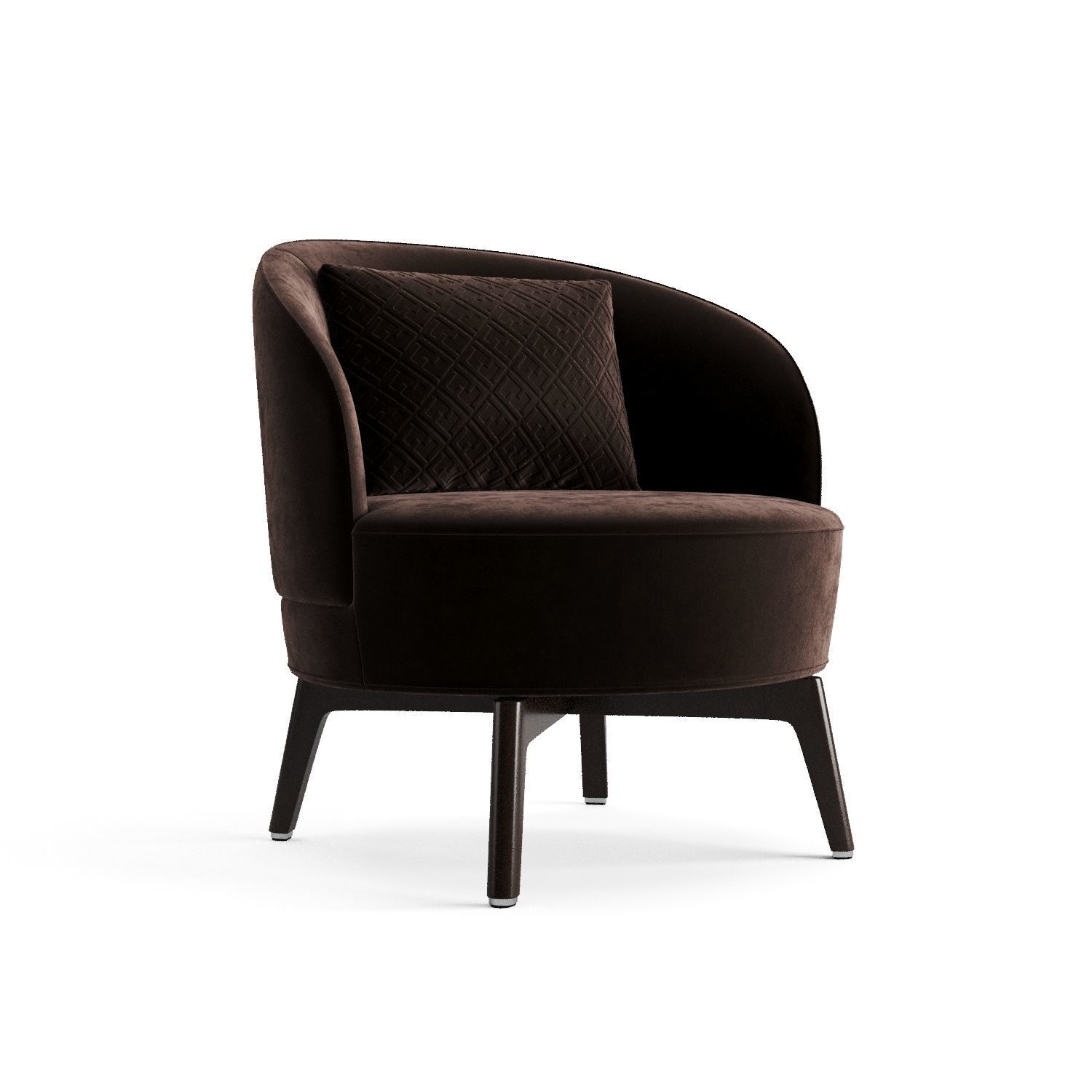 Fendi Casa Doyle Armchair 3D model_9