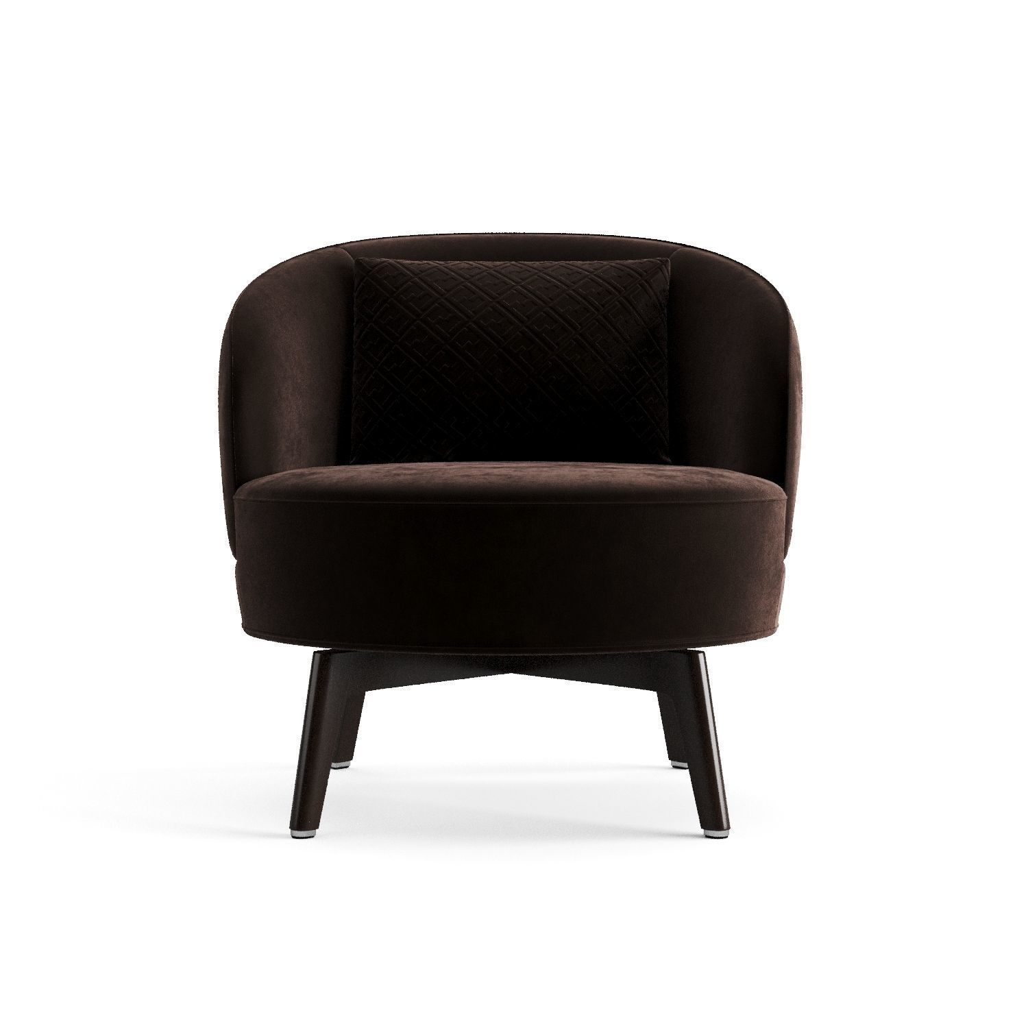 Fendi Casa Doyle Armchair 3D model_4