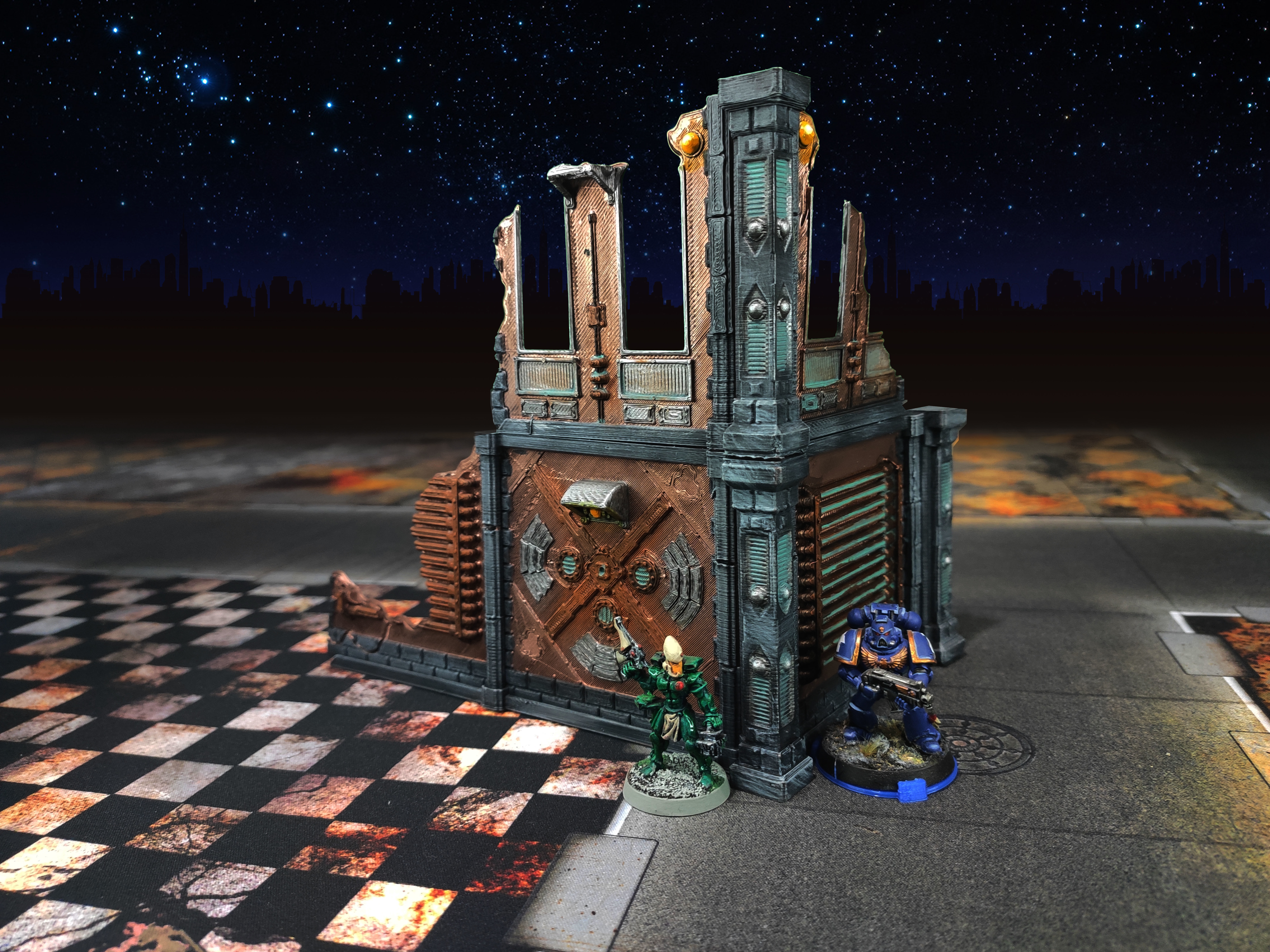 Damocles City Builder - Industrial Voltria - Modular Buildings 3D print model_28