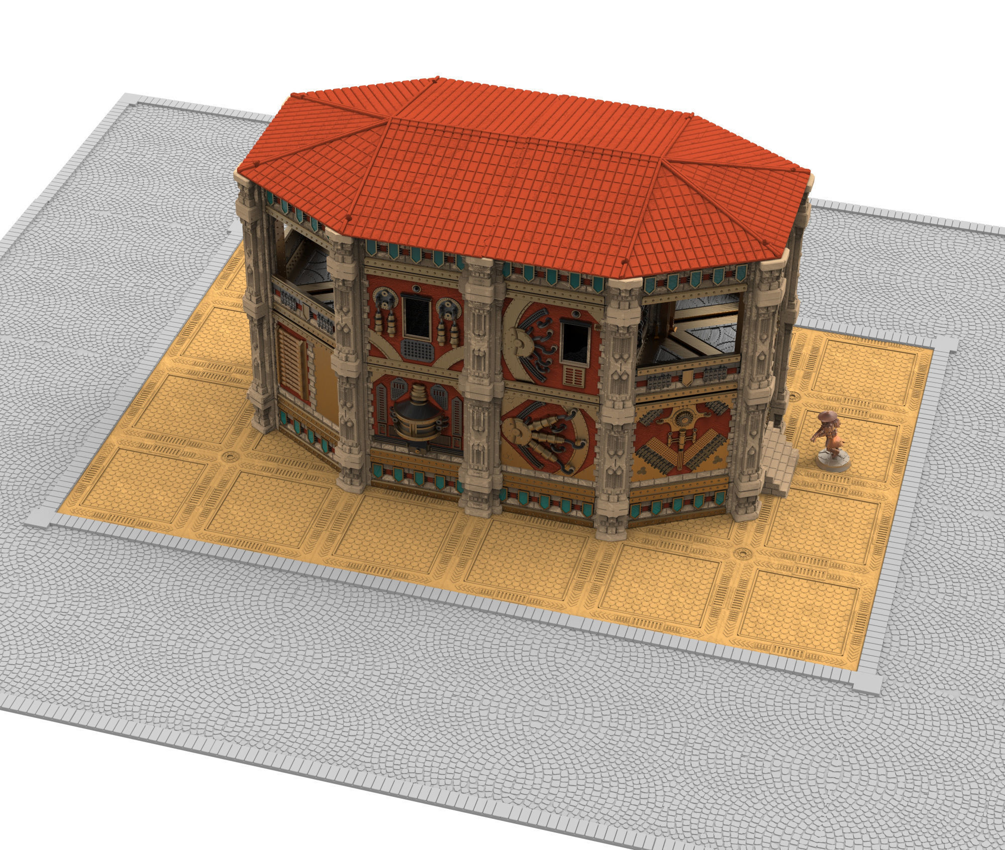 Damocles City Builder - Industrial Voltria - Modular Buildings 3D print model_18