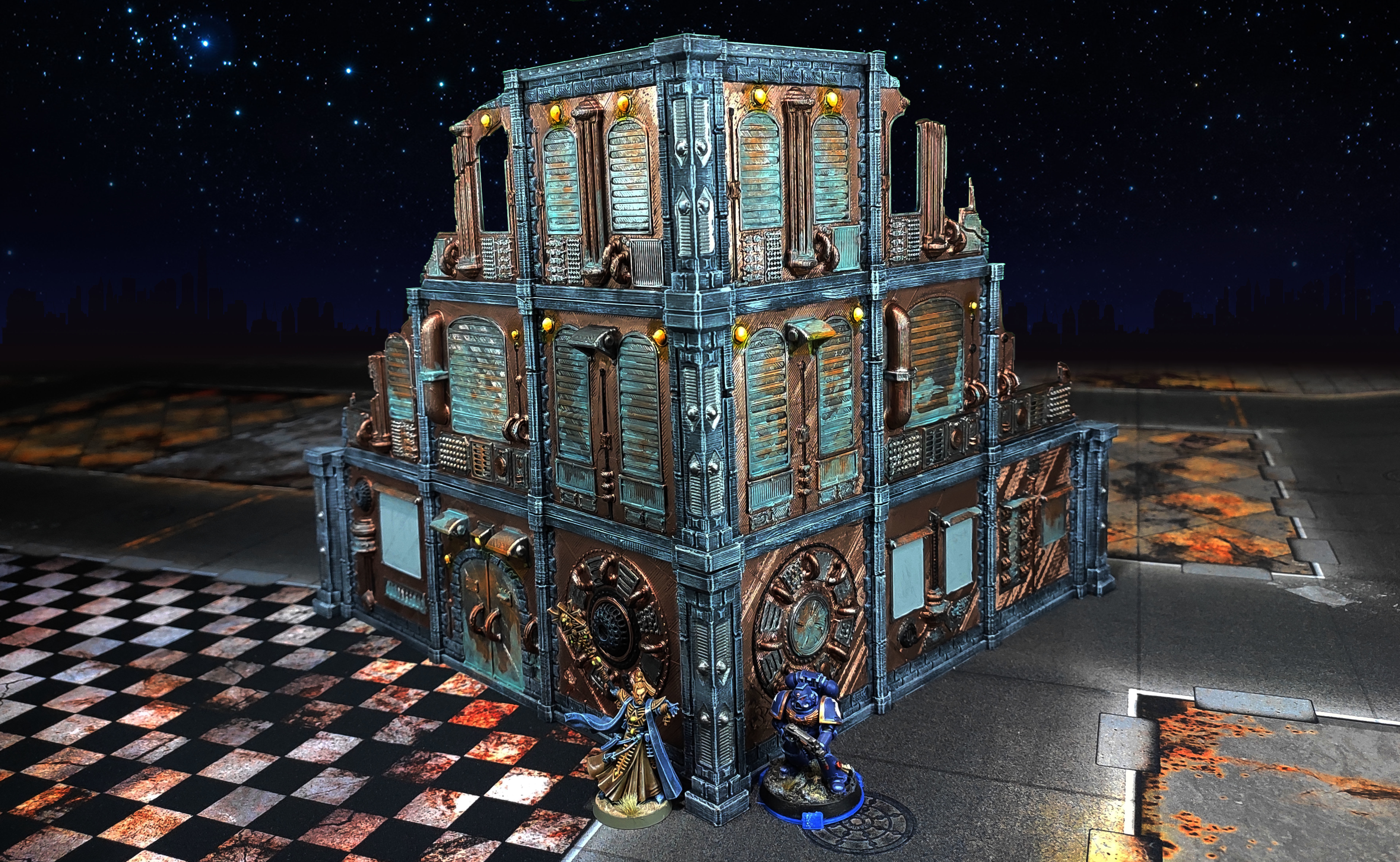 Damocles City Builder - Industrial Voltria - Modular Buildings 3D print model_23