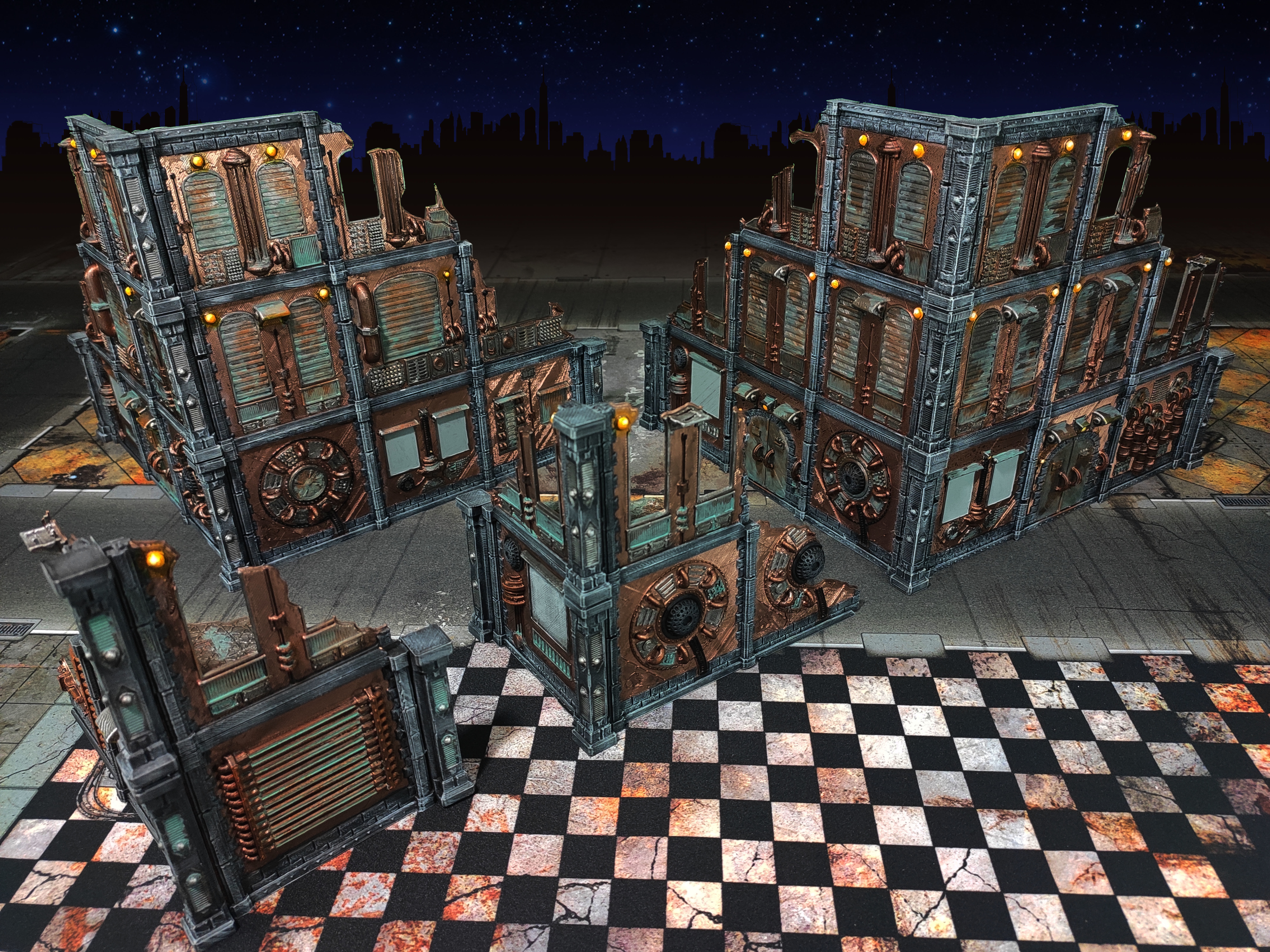 Damocles City Builder - Industrial Voltria - Modular Buildings 3D print model_26