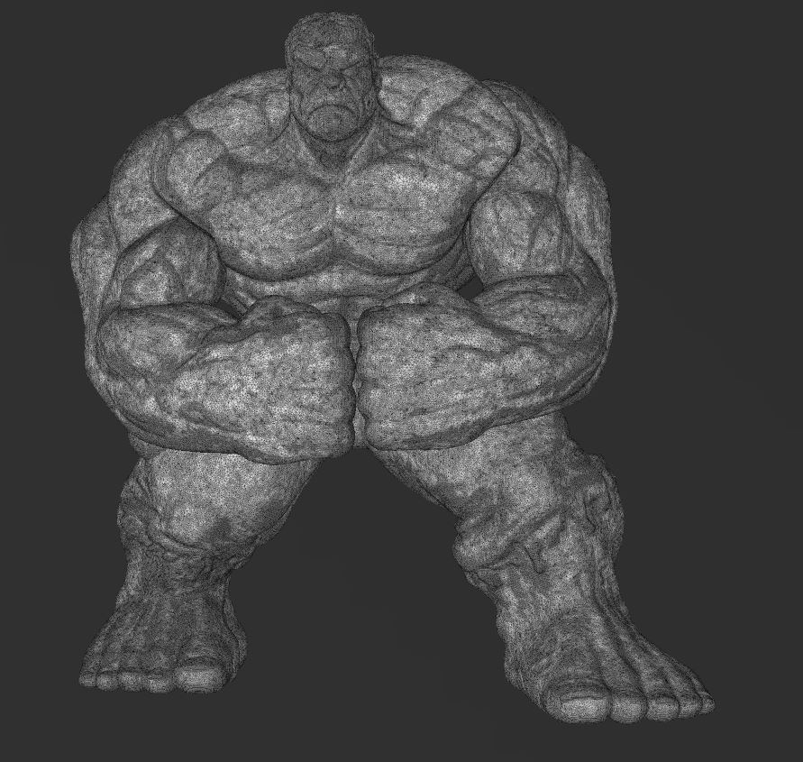 Marvel Incredible Hulk - 3D Print Model 3D print model_1