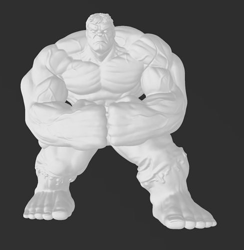 Marvel Incredible Hulk - 3D Print Model 3D print model