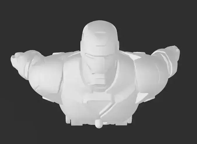 Classic Marvel Comics Iron-Man Flying 3D Print Model 3D print model