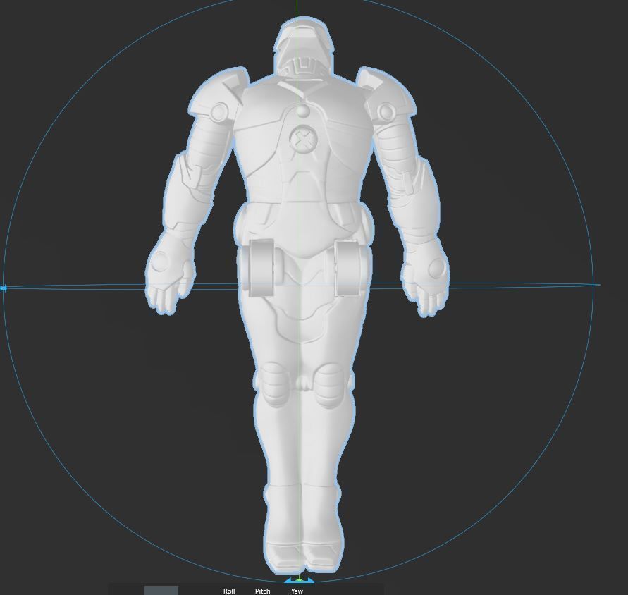 Classic Marvel Comics Iron-Man Flying 3D Print Model 3D print model_6