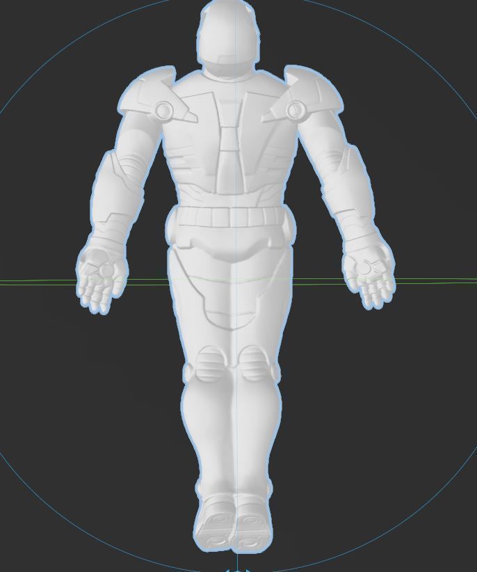 Classic Marvel Comics Iron-Man Flying 3D Print Model 3D print model_7