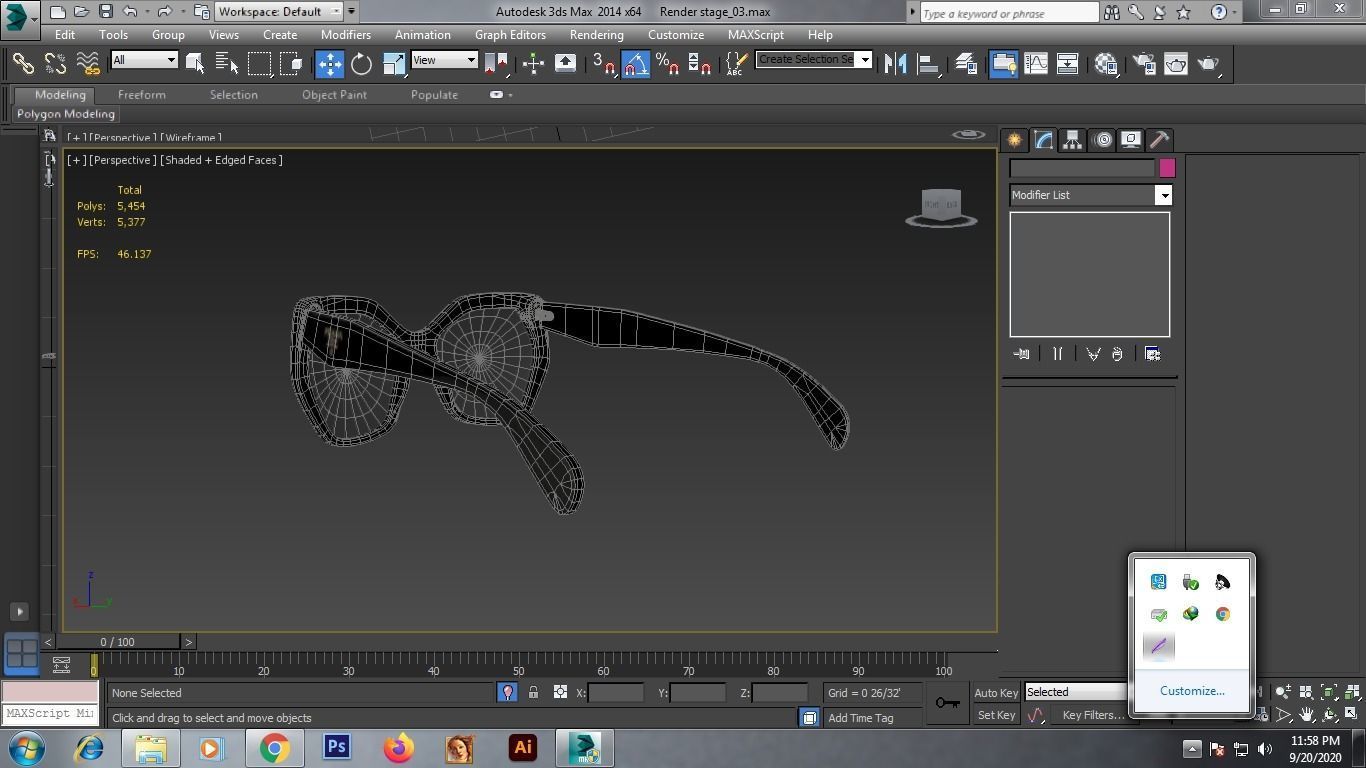 Prada PR 16RSF 3D model_4