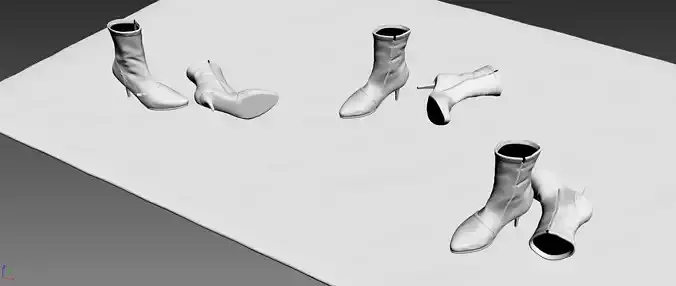 women shoes leather high neck