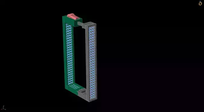  rectangular spring push earrings