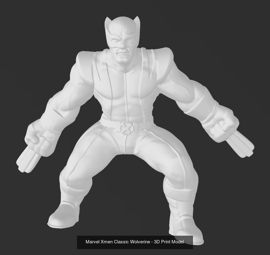 Marvel Comics Triple Pack 3D Print Models 3D Model Collection_3