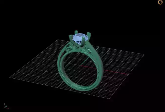 3 Stone Engagement Ring 