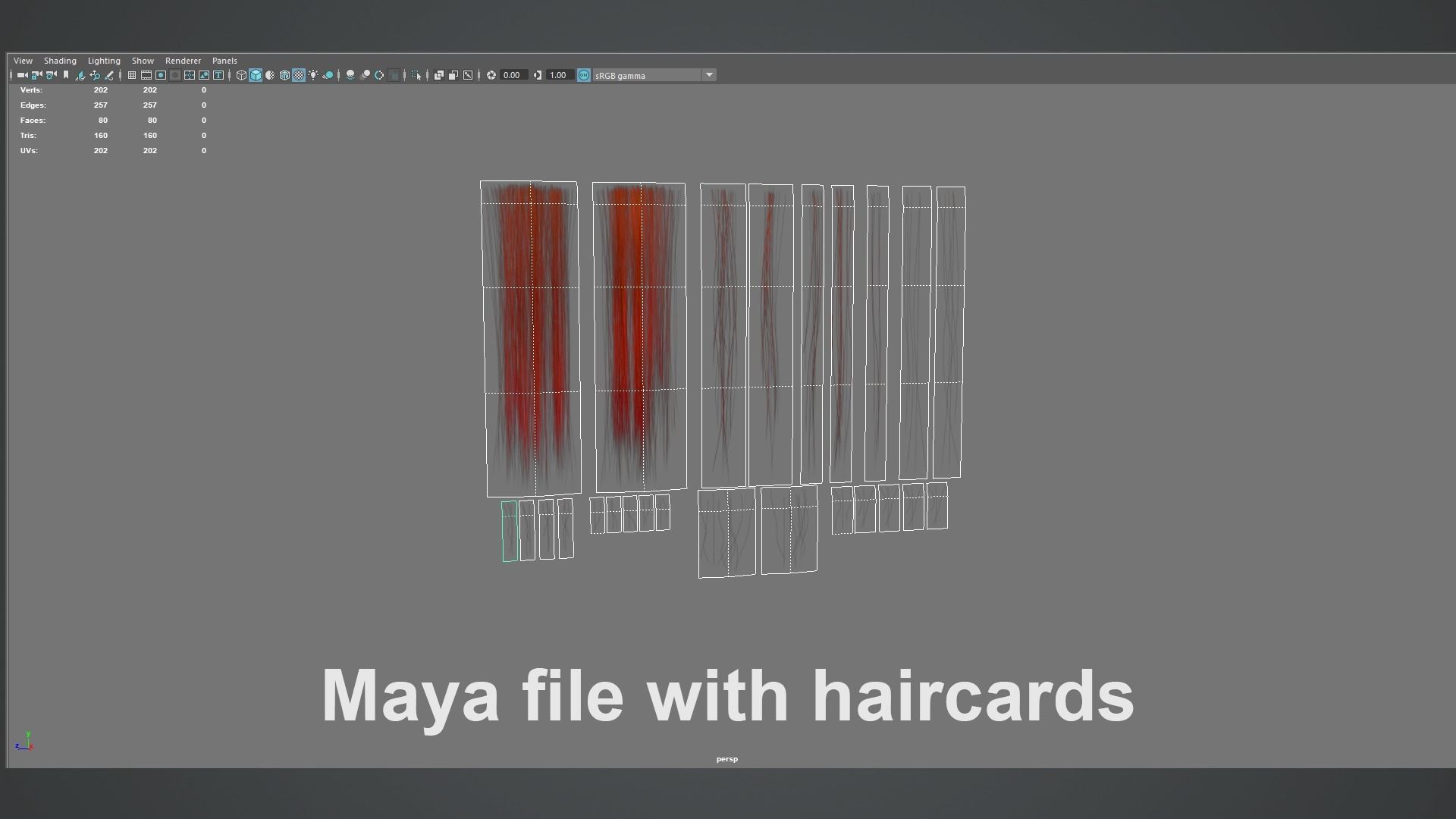 Realistic Hair Texture PBR for Game Character Hair Cards 4k Texture_4