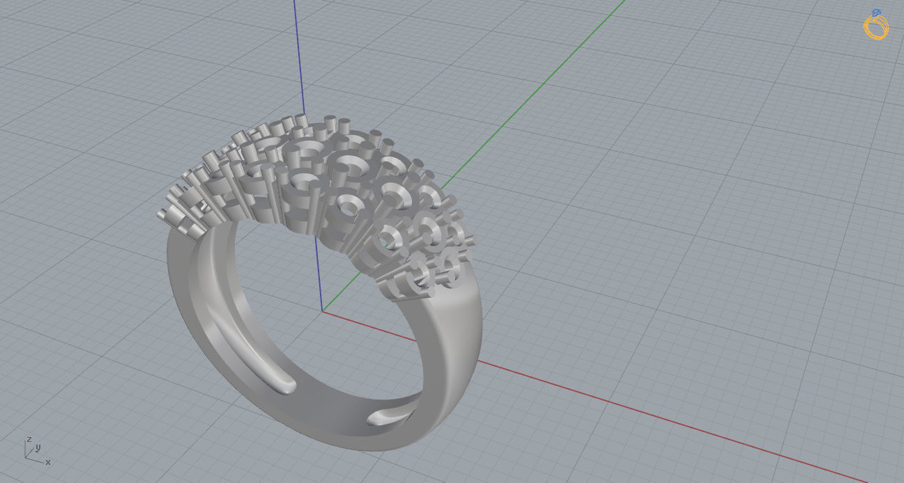 Ring and Earrings 118 3D print model_11