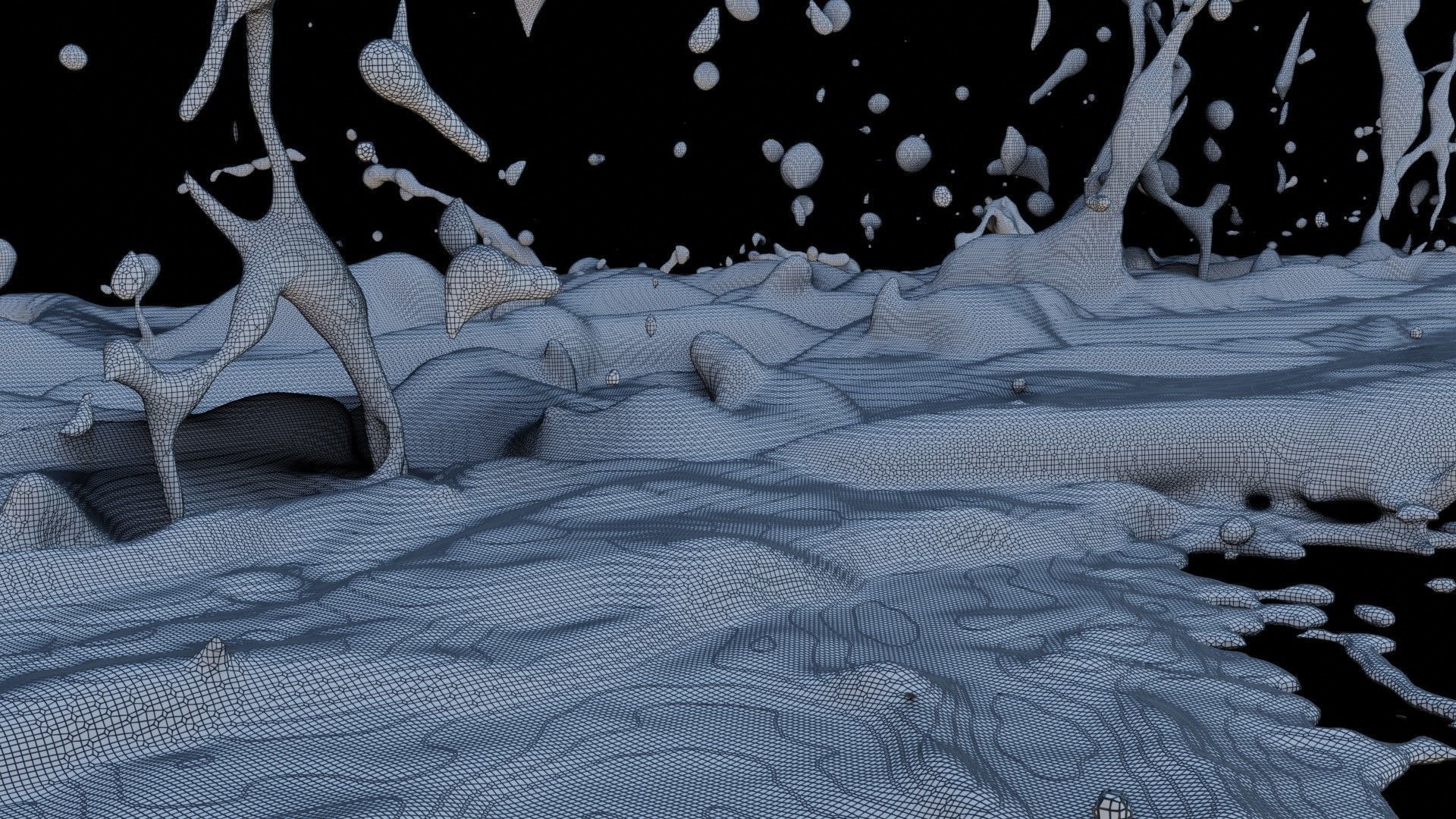 Paint Splash 3D model_7