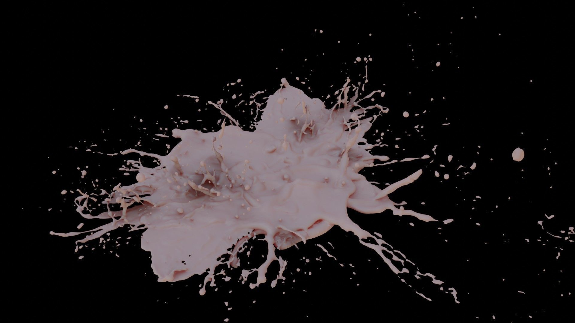 Paint Splash 3D model_2